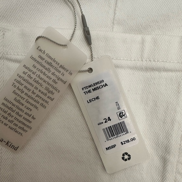 FAVORITE DAUGHTER Denim Midi Skirt The Mischa Leche White Size 24 $218 MSRP NWT - Picture 12 of 15